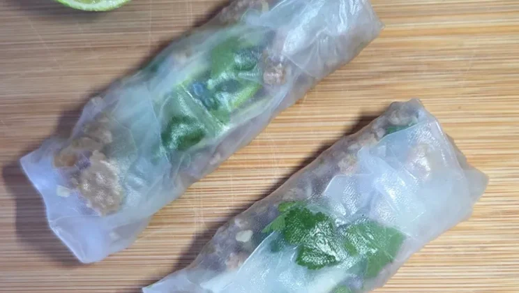 Ginger Lime Pork Spring Rolls Recipe: A Quick and Tasty Meal in Under 30 Minutes