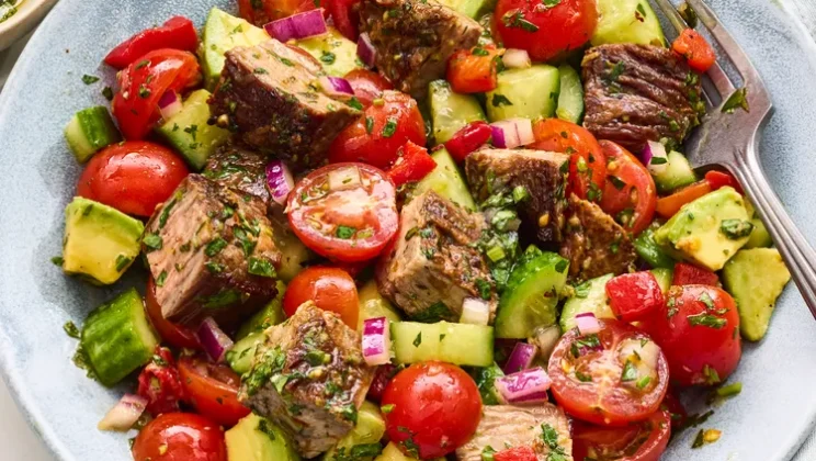 Viral Recipe: Chopped Chimichurri Steak Salad That Took Over TikTok