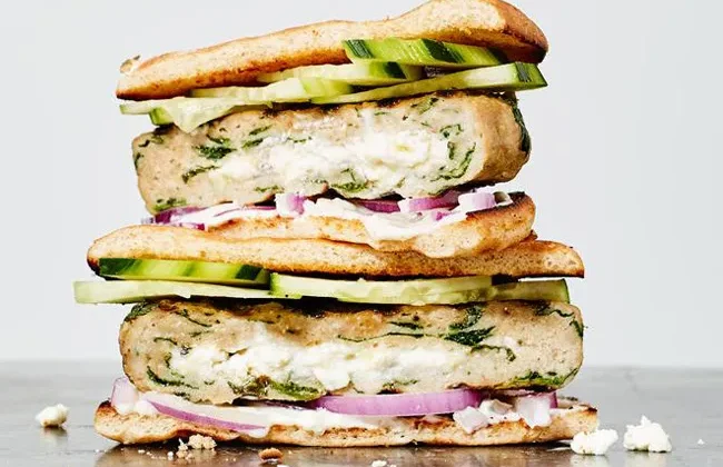Simple & Affordable Spinach and Feta Turkey Burgers Recipe