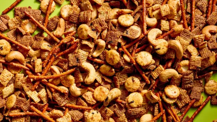 Maple-Soy Snack Mix Recipe — Quick and Easy Homemade Snack
