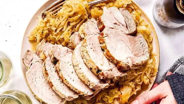 Pork Roast and Sauerkraut Recipe — Quick and Easy Homemade Snack